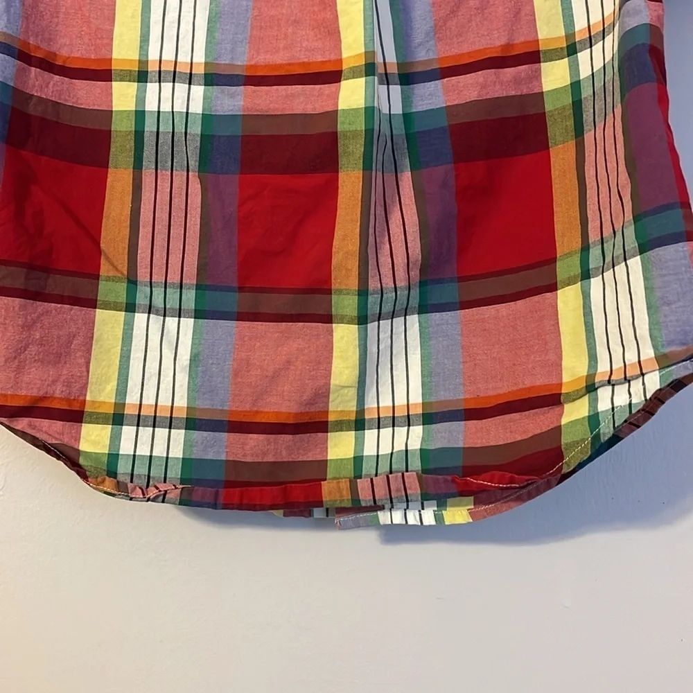 Ralph Lauren Cotton Plaid Button Down Shirt size 4T